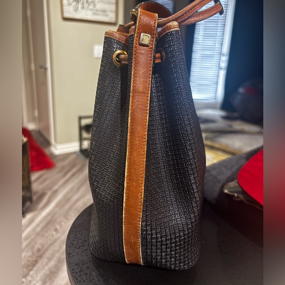 BALLY Black and Brown Bucket Bag - Picture 10 of 10